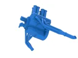 Engine V8 for Supermodified race car Version 5 Scale 1:25-6