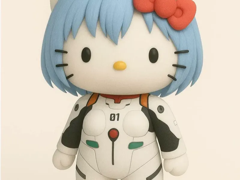 Hello Kitty Rei cosplay