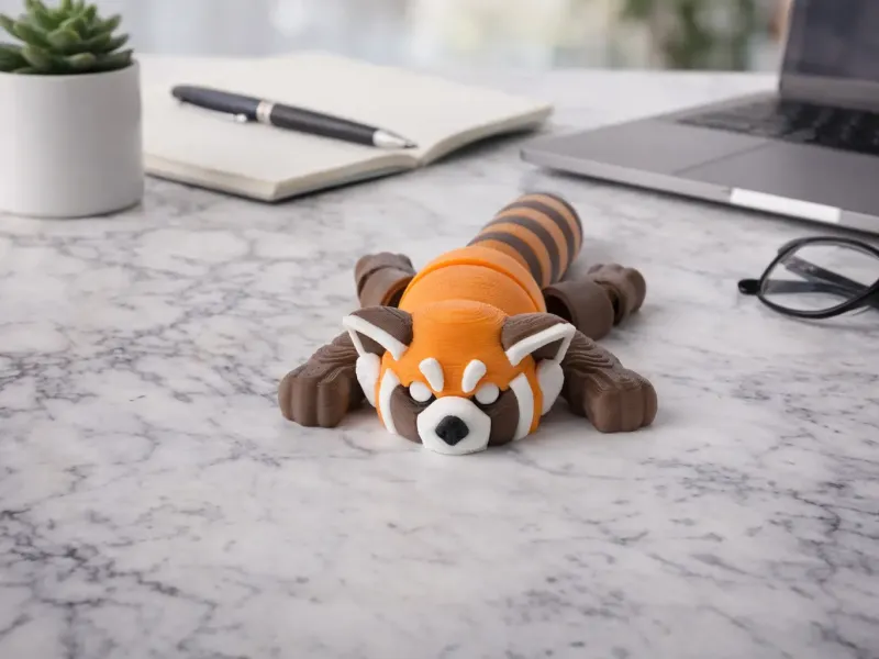 Articulated Red Panda Flexi Toy - Cute Animal