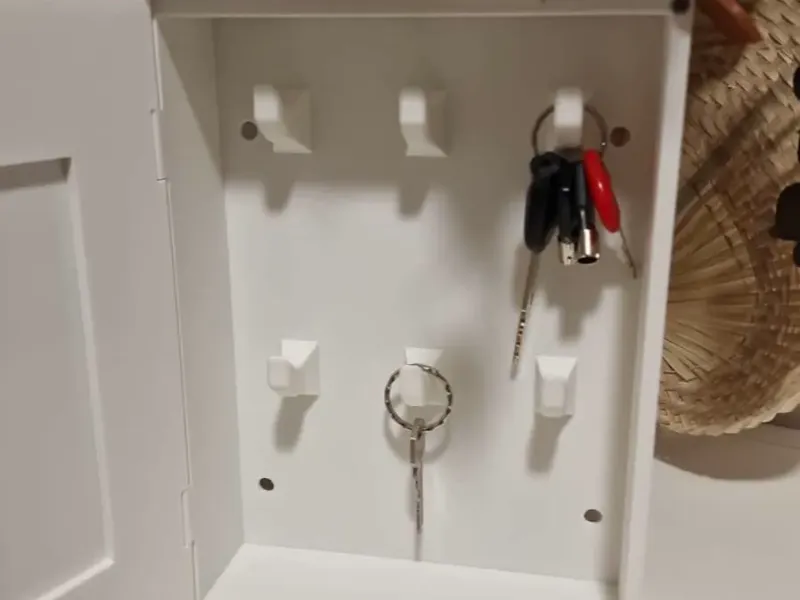Caja guarda llaves de pared estilo casa