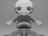 3D Printable Skull Boy-5