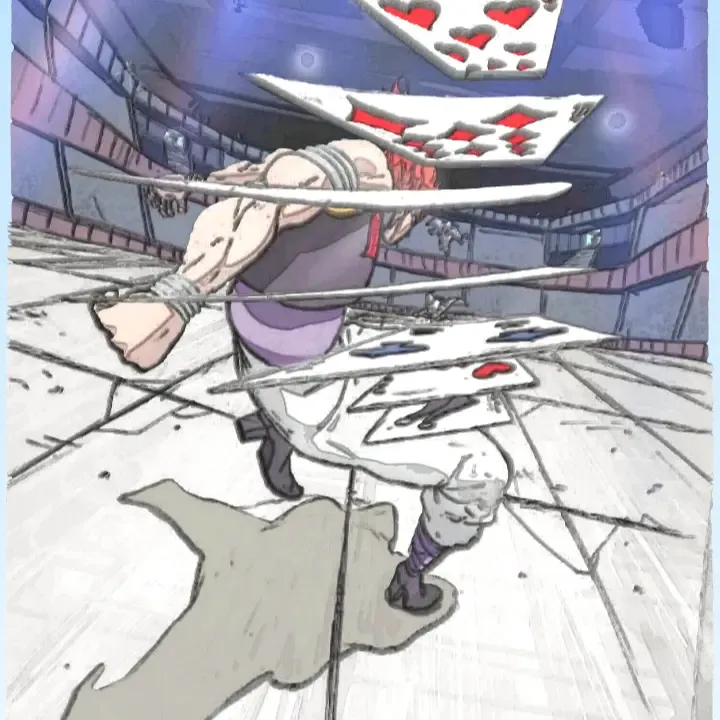 Hunter x Hunter Hisoka fight Art