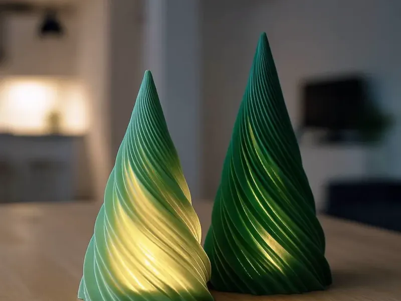 Twisted Christmas Tree | Candle Holder & Decor Set