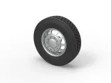 Front custom wheel of semi truck V3 Scale 1:25-6