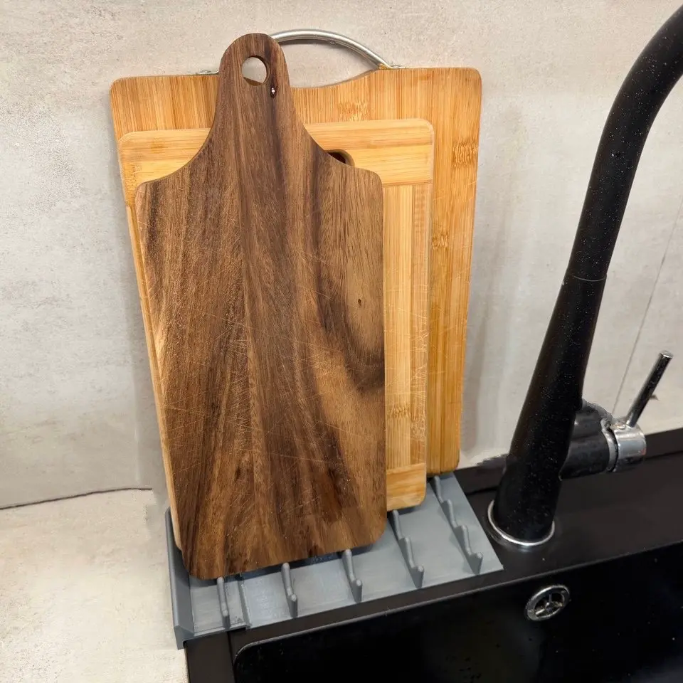Cutting board rack/drainer