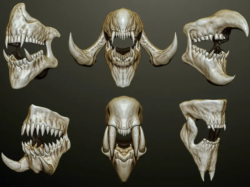 6 Creature Monster Jaws
