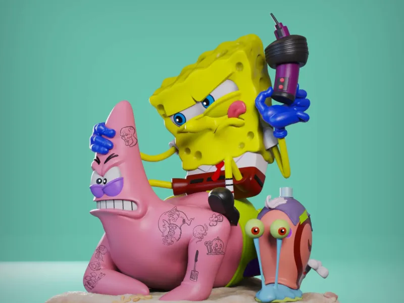 Inked In Bikini Bottom