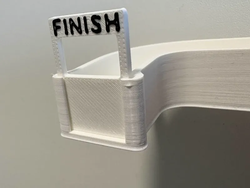 Marble track FINISH for DIY 14mm marble track