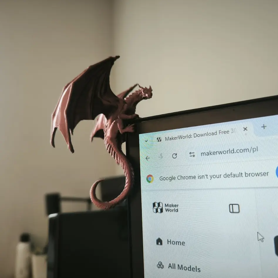 Dragon décoratif pour écran pc