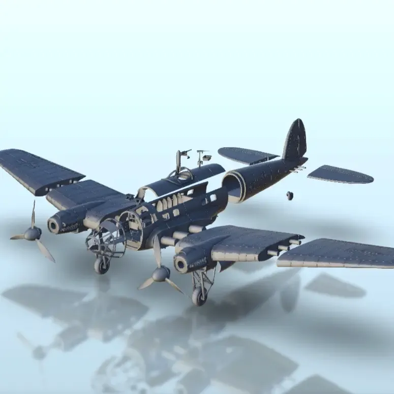 Heinkel He 111 - WW2 Terrain plane aircraft diaroma