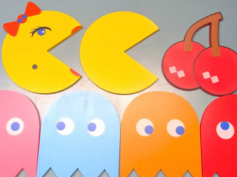 Arte da parete Pac Man