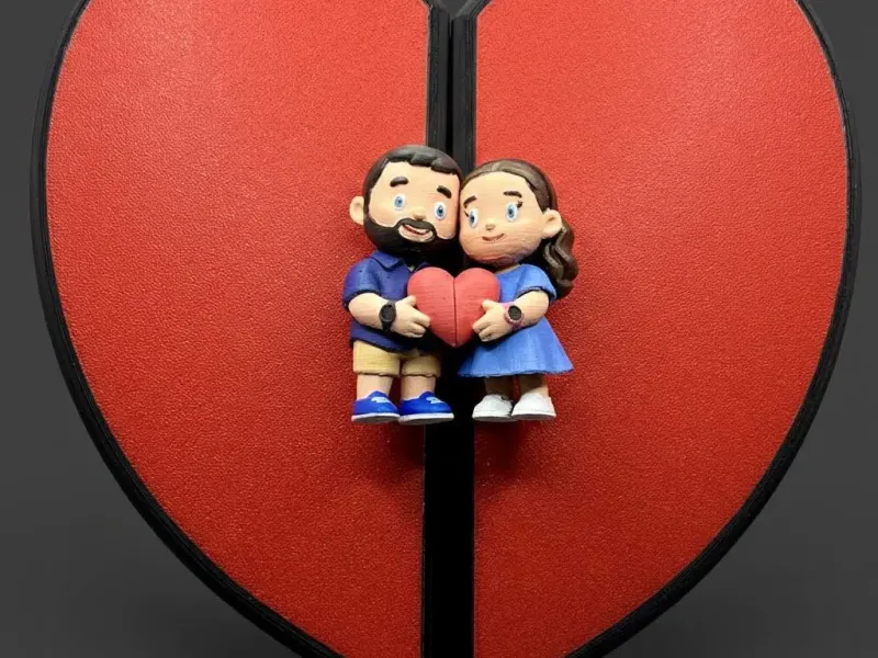 Kamski's CubeMe Valentine's Entry Wedding Keepsake
