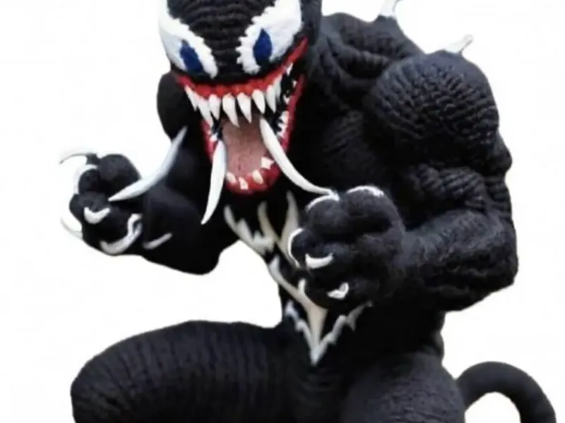 Marvel Venom knitting