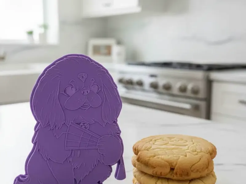 pekingese-with-a-fan-cookie cutter