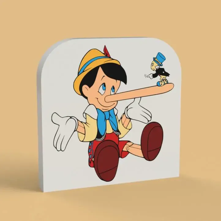 Pinocchio und Jiminy Leuchtbox