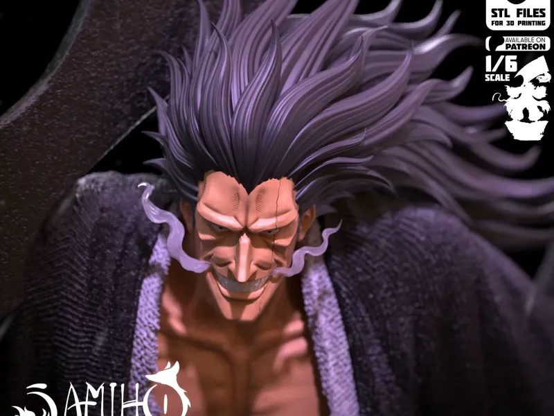Samiho Studios - Zaraki Kenpachi: STLs ready for printing