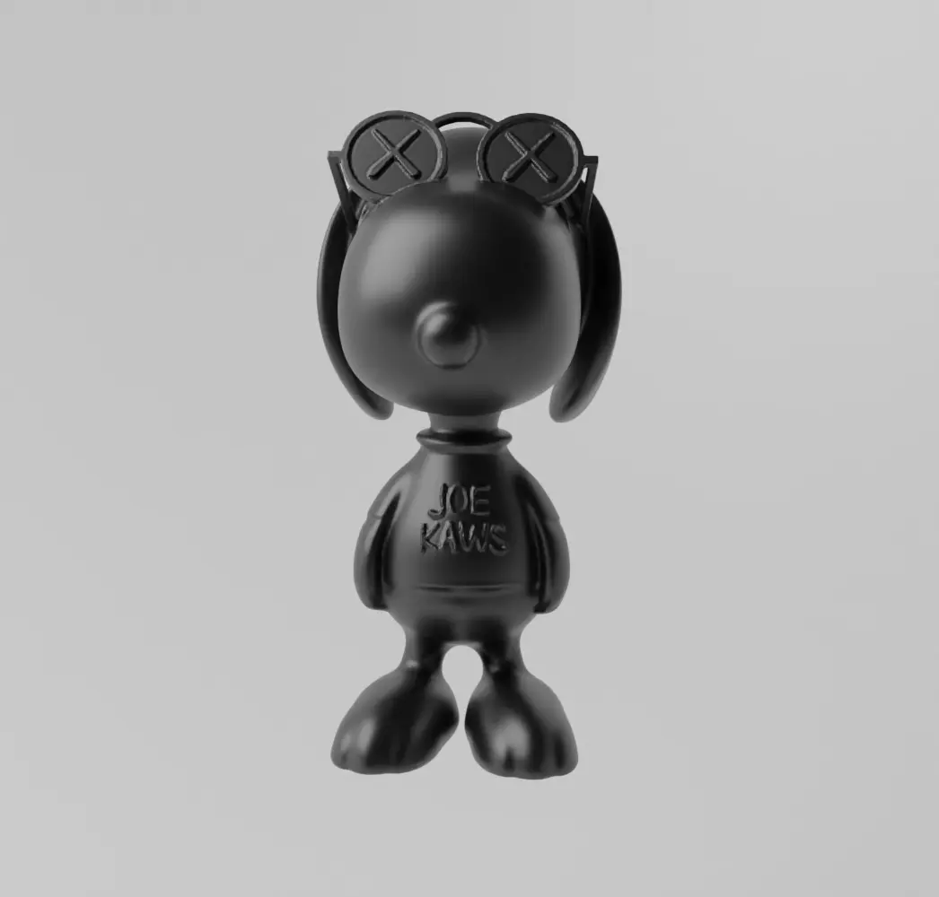 Kaws Snoopy Art Toy Fan Art