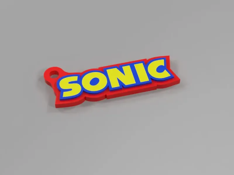 Sonic Keychain