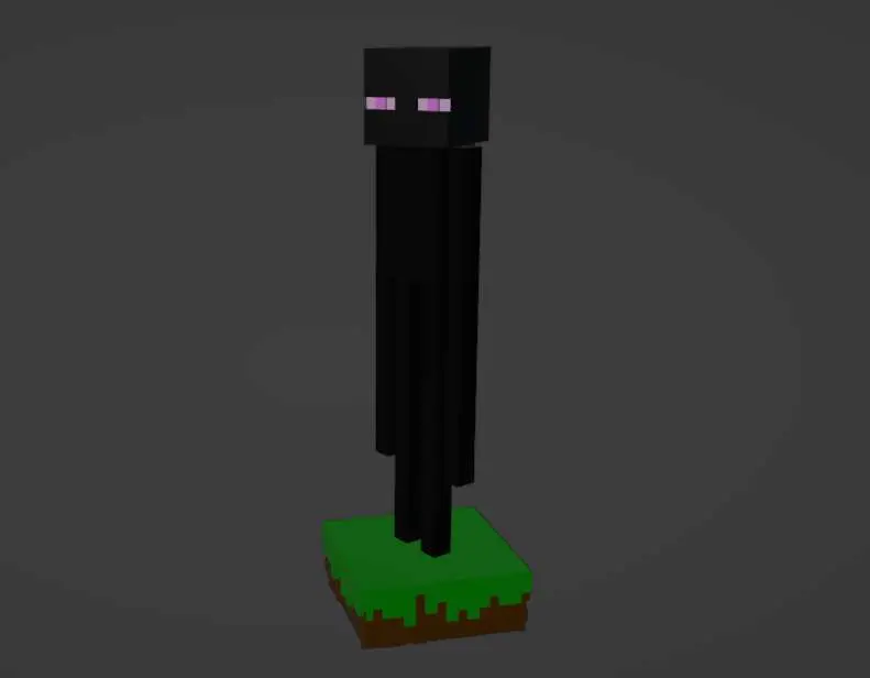 Minecraft Enderman Miniature