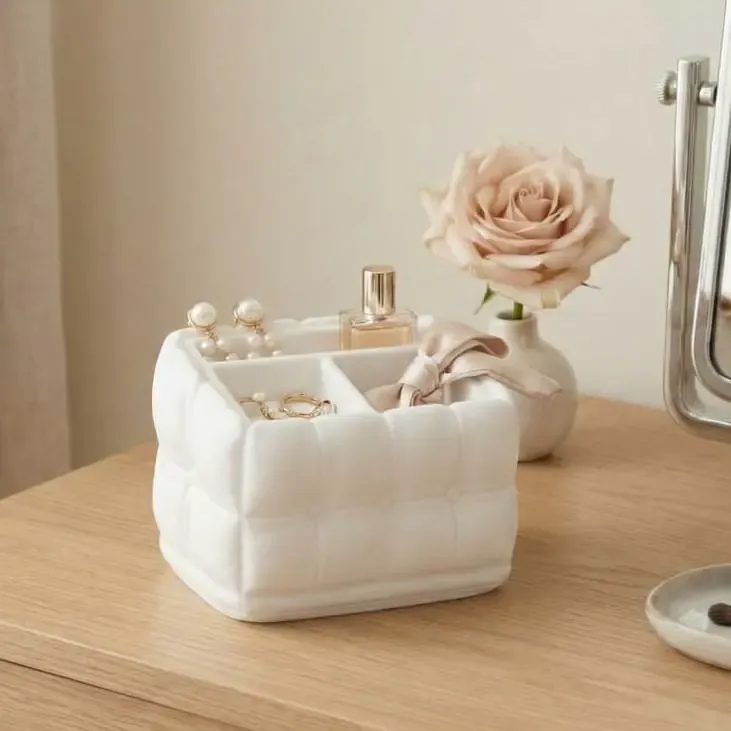Ottoman Stand — Soft White