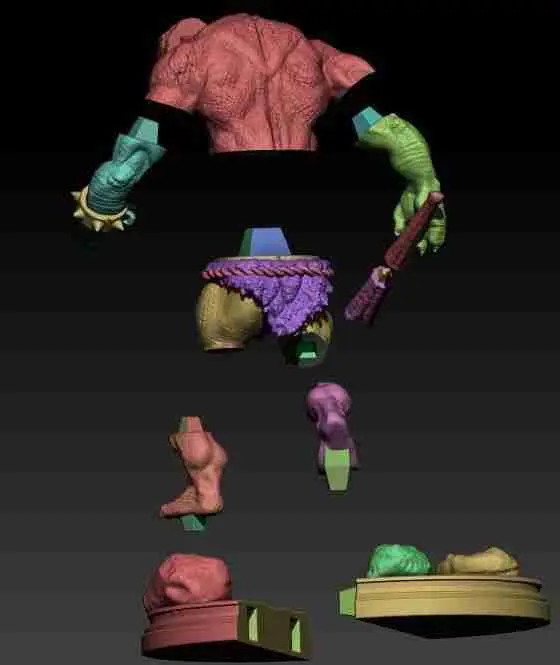 Cave Troll 3D print model