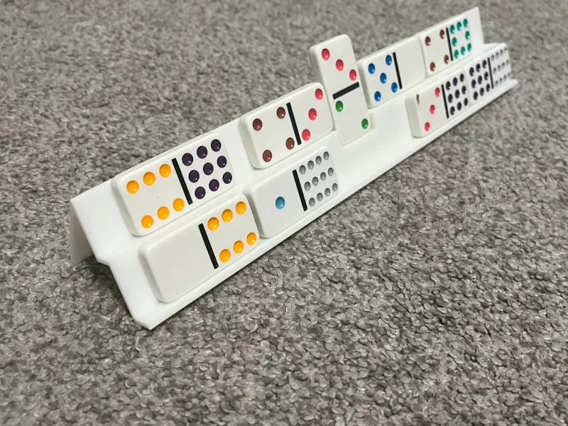 Domino Rack 2 and 3 level (for sideways viewing dominoes)