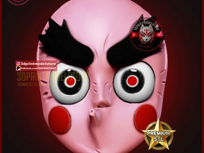 Kotetsu Mask - Demon Slayer - Kimetsu no Yaiba Cosplay Anime