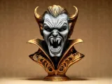 Dracula Bust-4