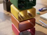 Modular Stackable Desk Organizer / Pen Holder System-0