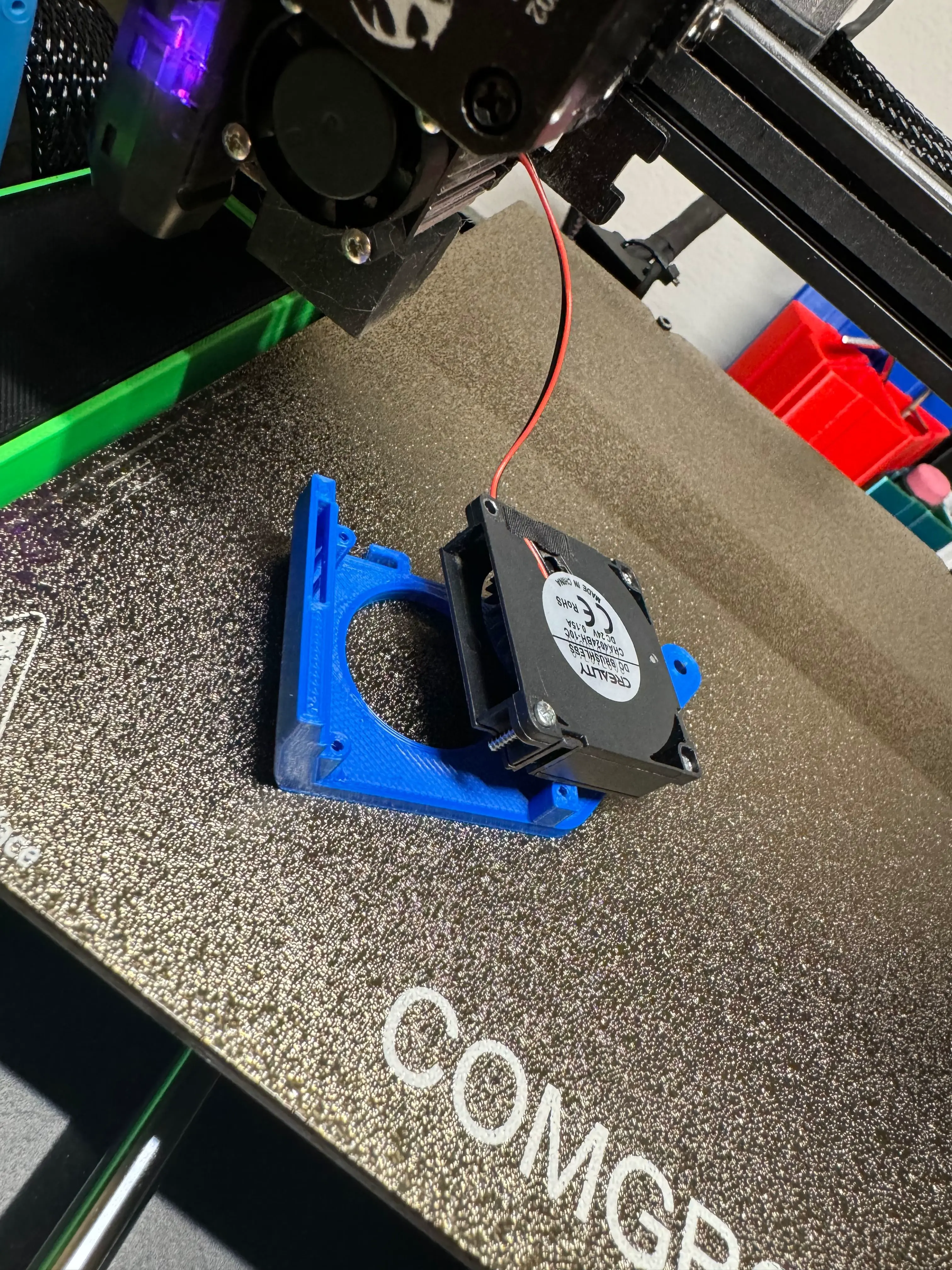 Ender 3 V3 SE Lightweight Nozzle Fan Mount