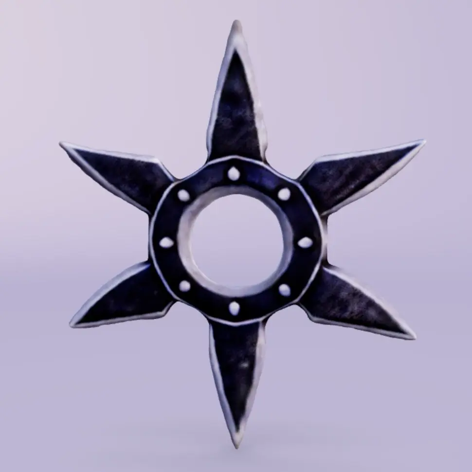 Ninja Shuriken (Luma Ai-Generated)