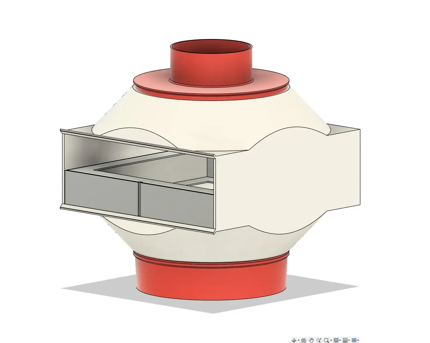 4" Inline DIY Duct Filter for 1" or 2" MERV Filters
