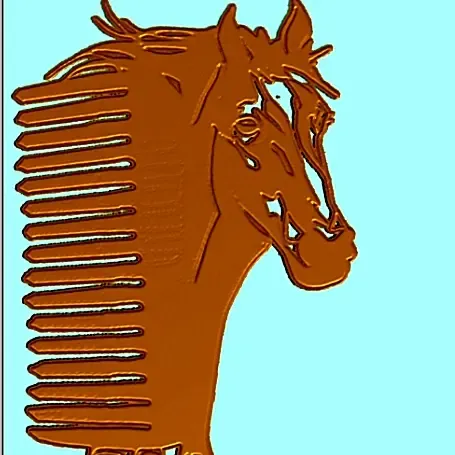 HORSE THEME COMB DESIGN 