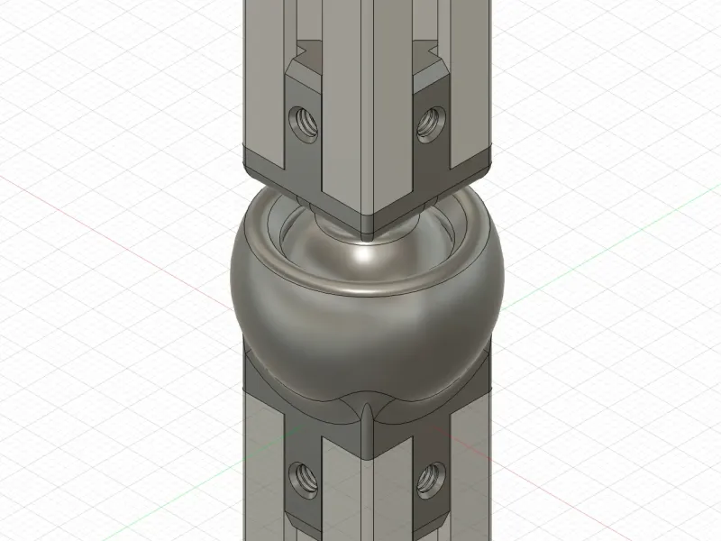 Sperical Joint for 20mm Aluminium profile