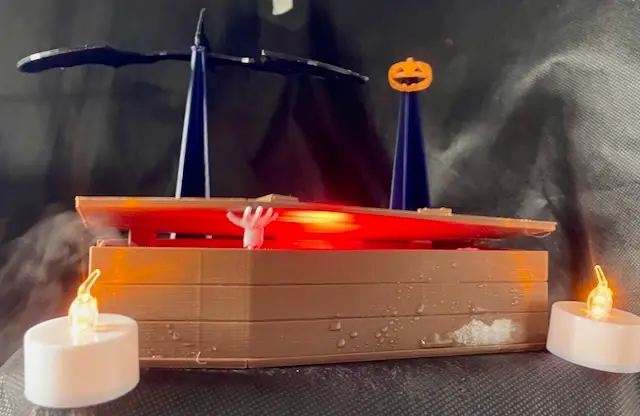 Halloween Creepy Coffin