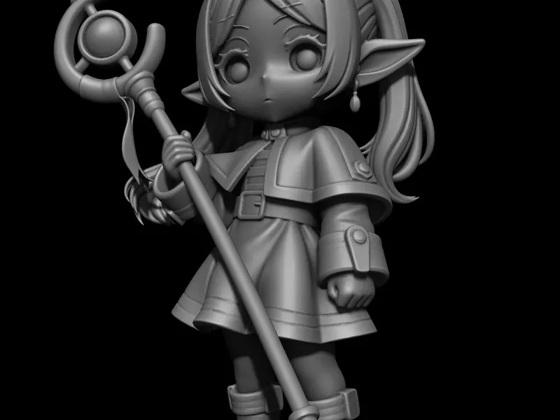 Frieren Chibi - frieren beyond journey’s end