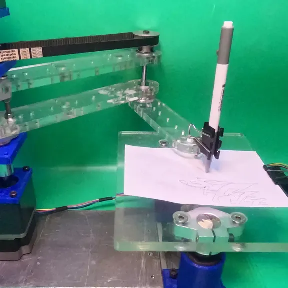 Brazo Robot Scara casero DIY Acrílico CNC Impresora 3D