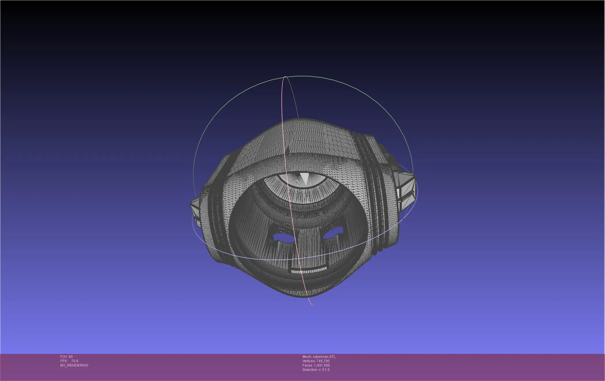 Doctor Who Cyberman Helmet