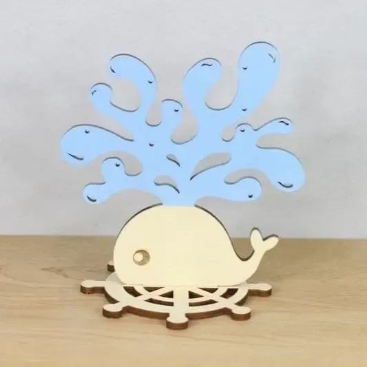 Whale Shaped Jewelry Stand Earring Holder - 104