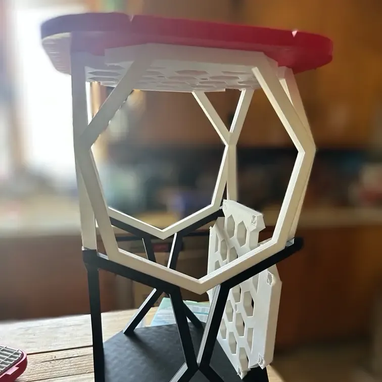 Heptagon Table w/ Feet!! (Multiple Parts)