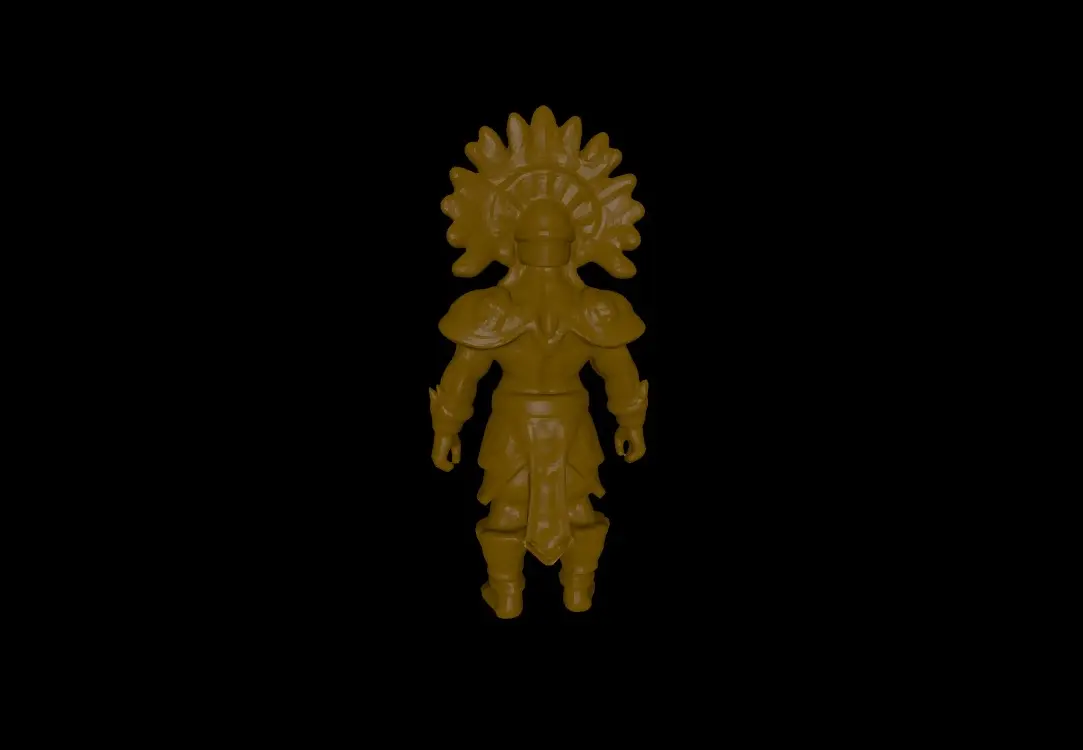 Mayan God Statue