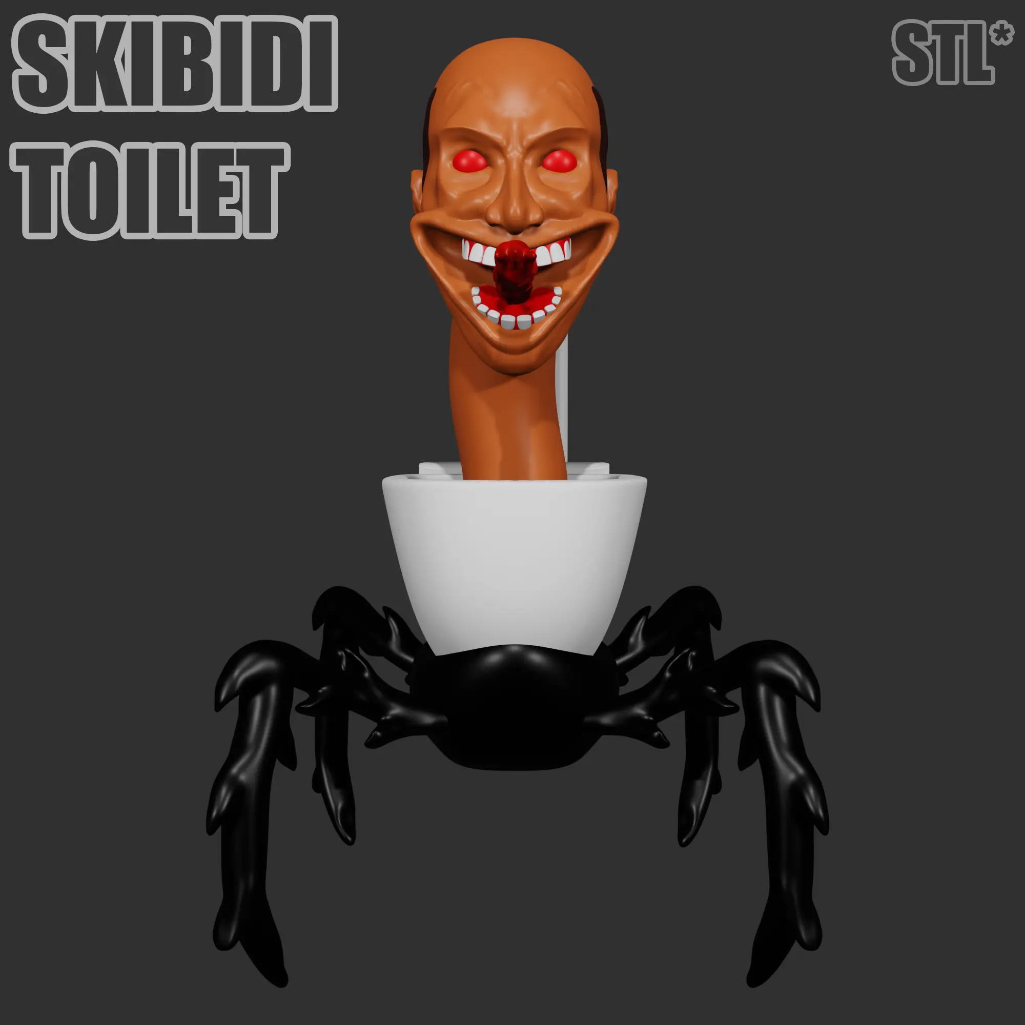 SKIBIDI TOILET - PARASITIC TOILET | 3D FAN ART