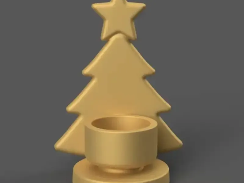 Christmas Tree planter - led candle holder - candy container