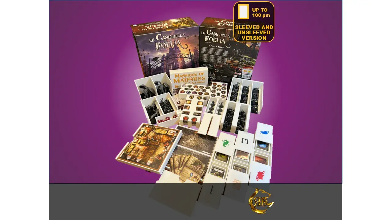 Mansions of Madness 2nd Edition Board Game Organizer Sleeved