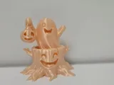 Halloween Ghost with Lantern-0