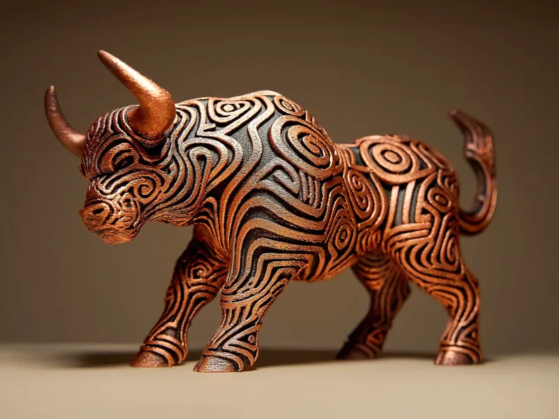 Designer BULL Sculptuur