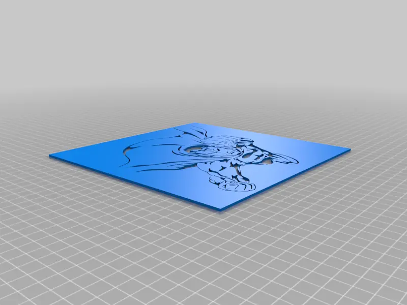 Superman stencil 5