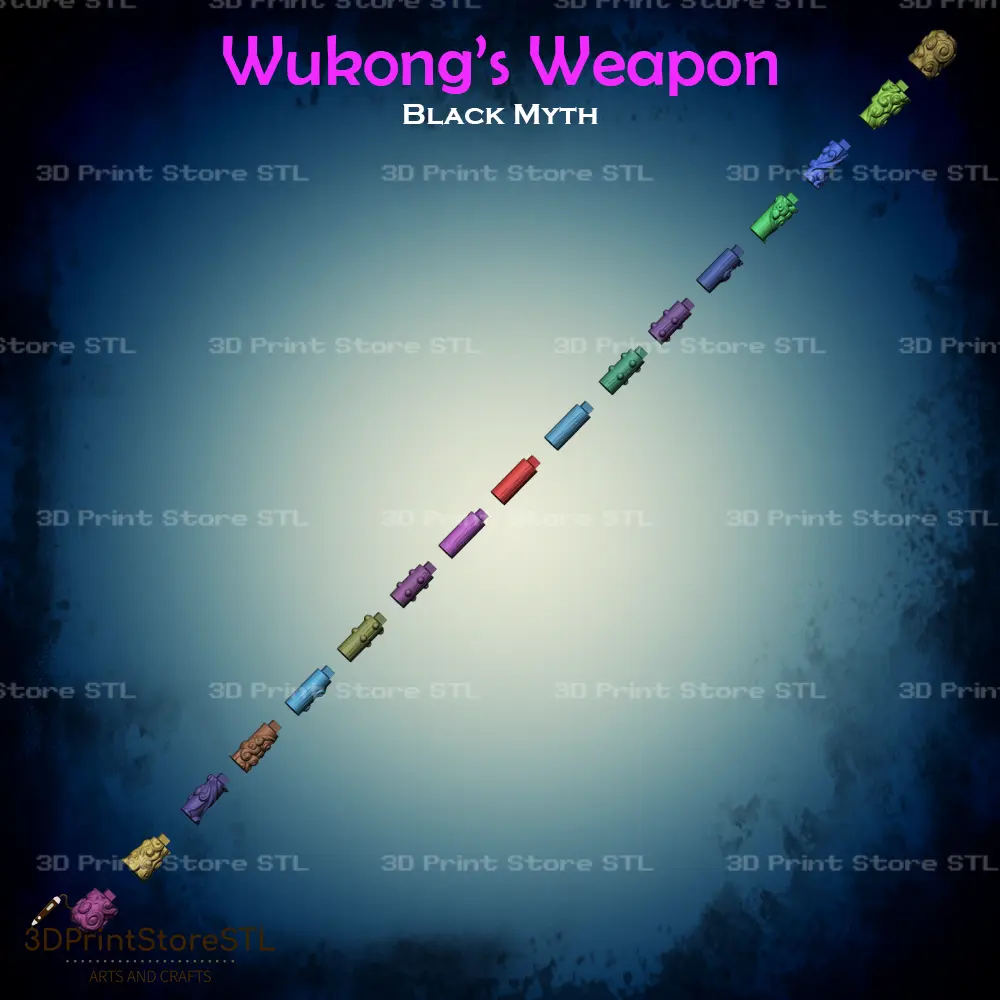 WuKong Weapon Cosplay Black Myth - STL File
