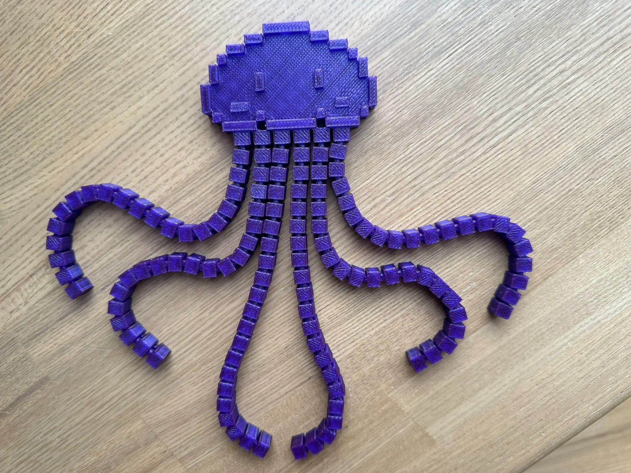 Flexible articulated pixel jellyfish