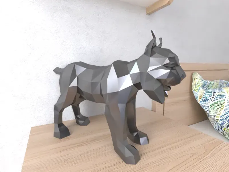 Lince Lowpoly Low poly